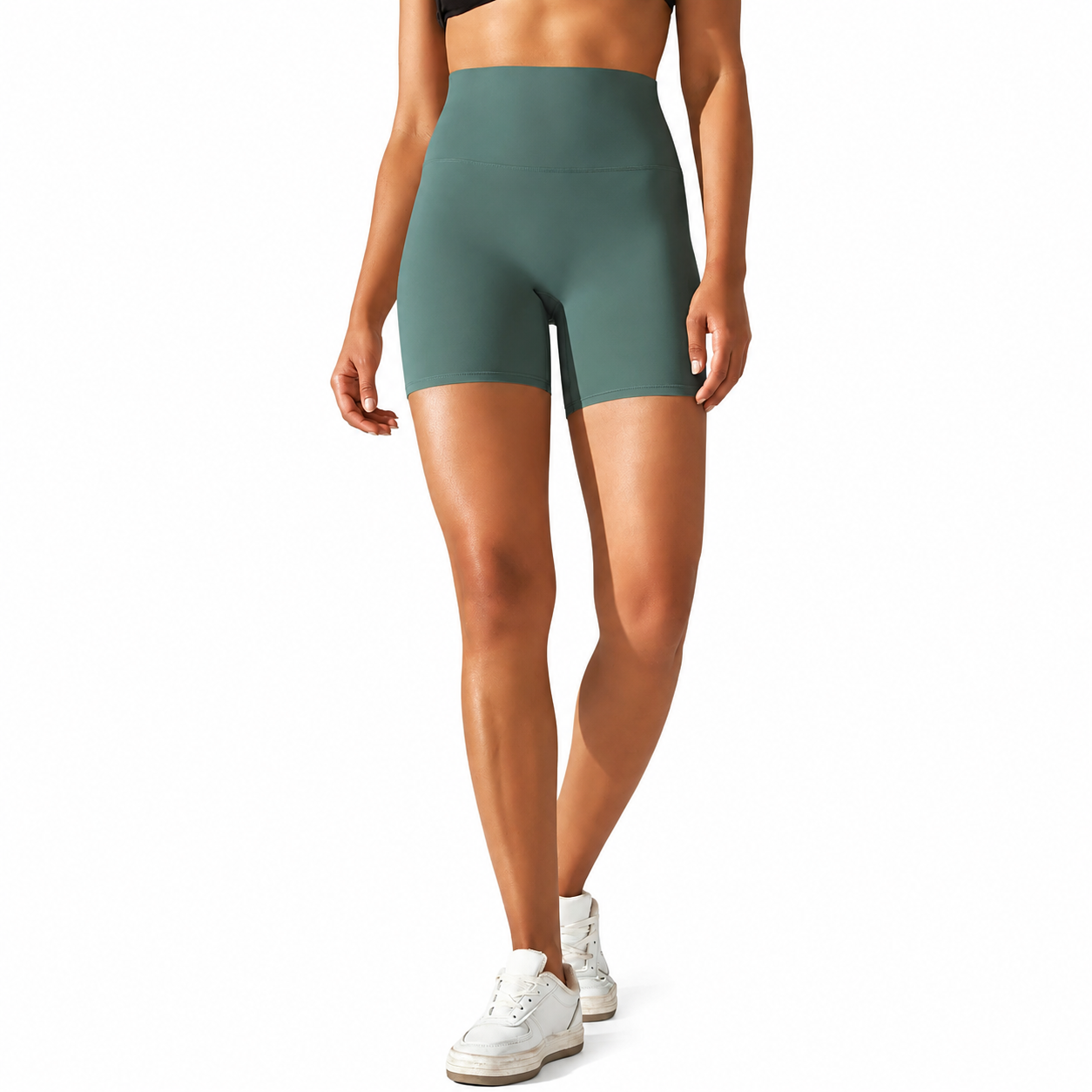 High-Waist Yoga Shorts