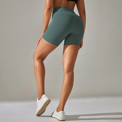 High-Waist Yoga Shorts