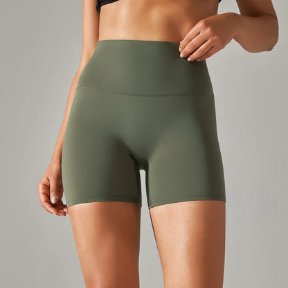 High-Waist Yoga Shorts