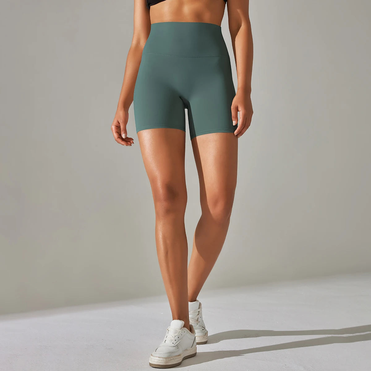 High-Waist Yoga Shorts