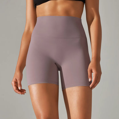 High-Waist Yoga Shorts