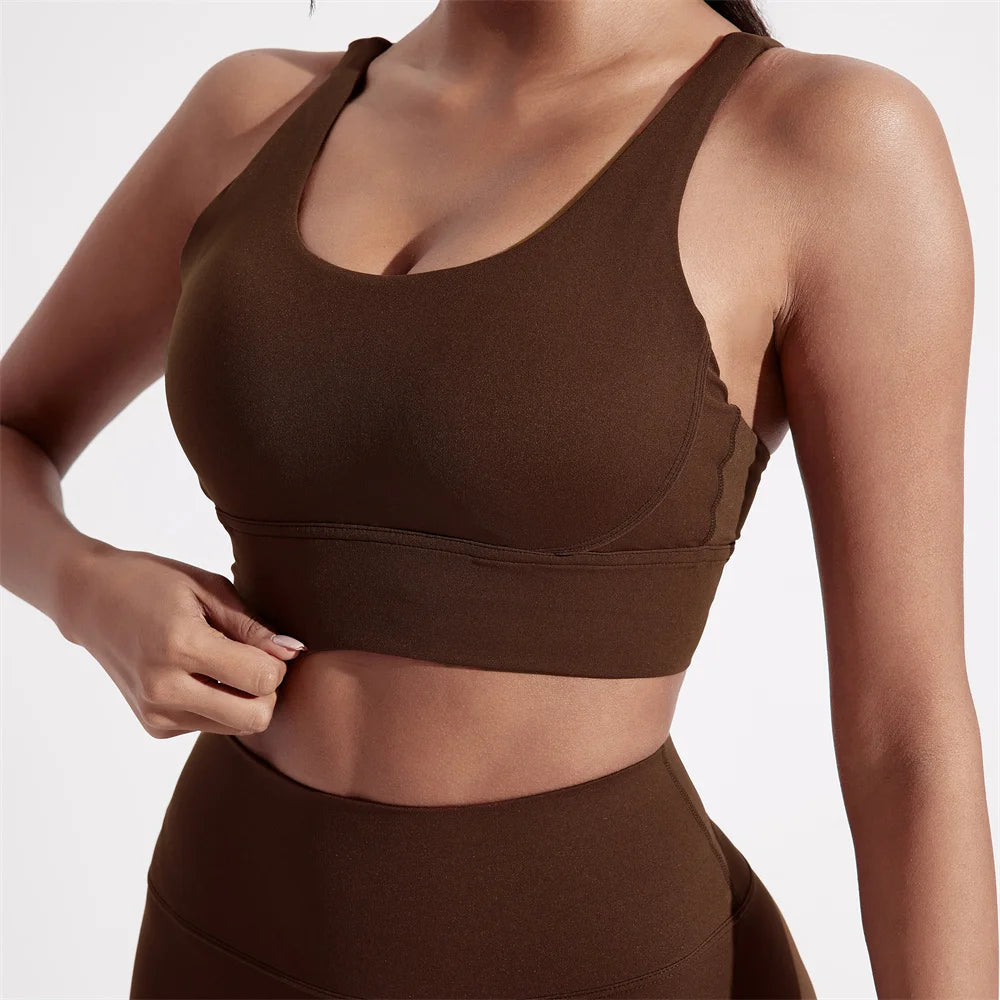 Cross Back Sports Bra